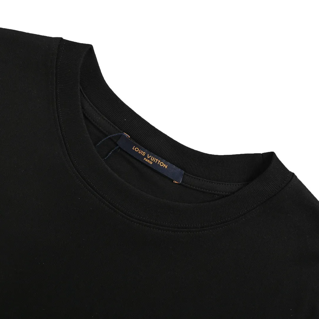 Louis Vuitton/Louis Vuitton 24ss short sleeves with embroidered letters on the chest